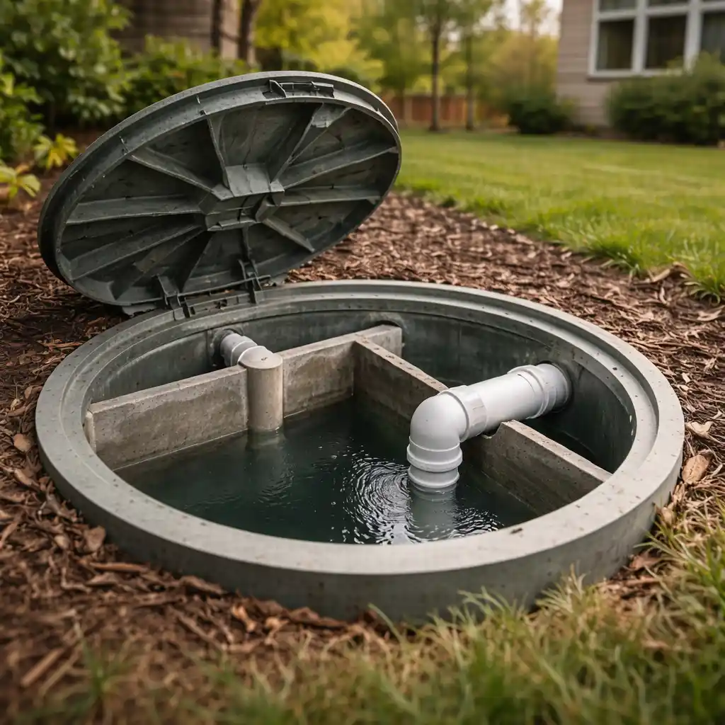 Septic system inspection at a Lexington Kentucky property with written report