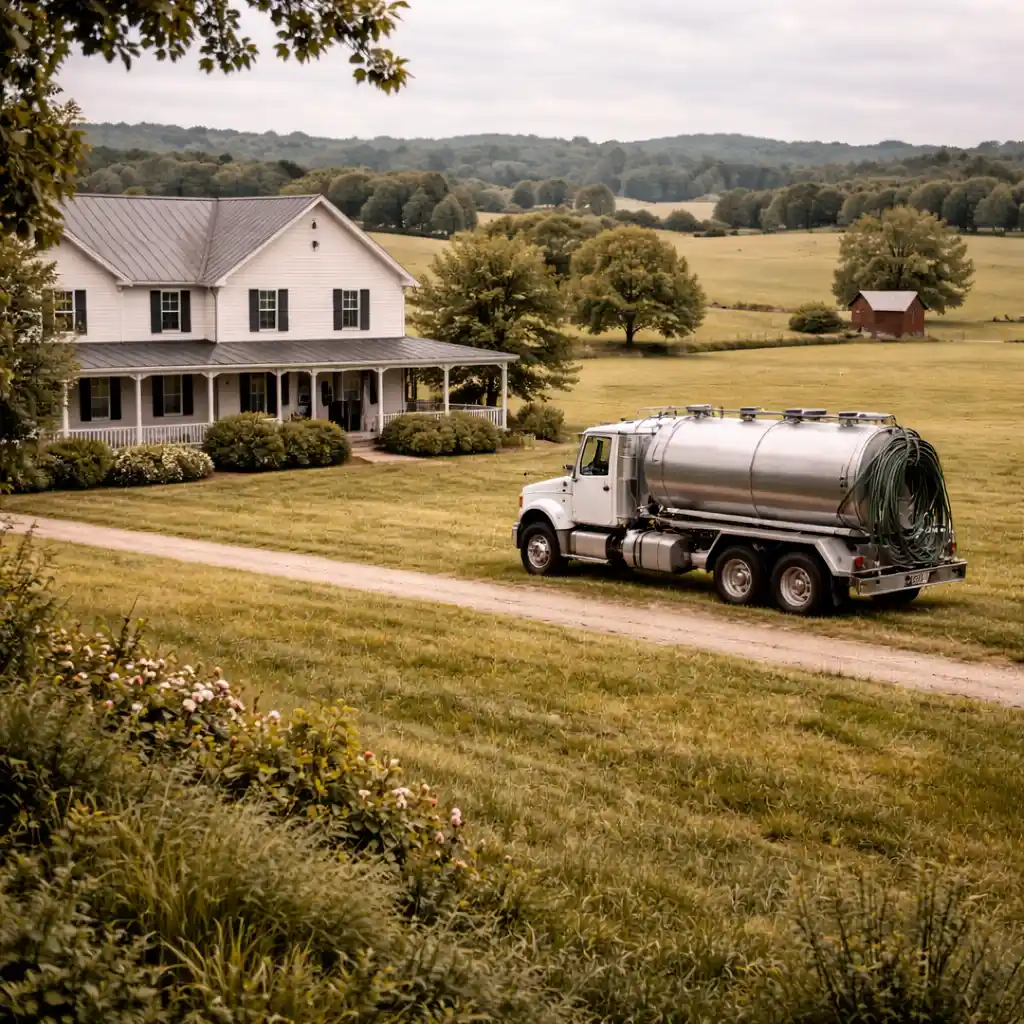 Septic service truck Lexington Kentucky home